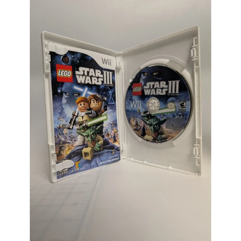 LEGO Star Wars III: The Clone Wars 3 (Nintendo Wii) Clean & Tested FAST SHIPPING